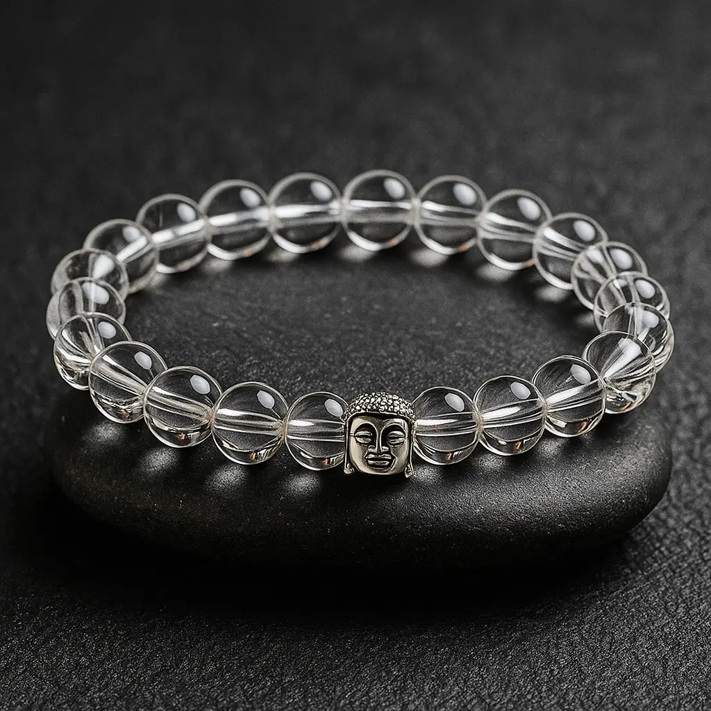 Natural Sphatik Crystal Bracelet