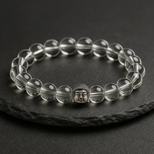 Natural Sphatik Crystal Bracelet