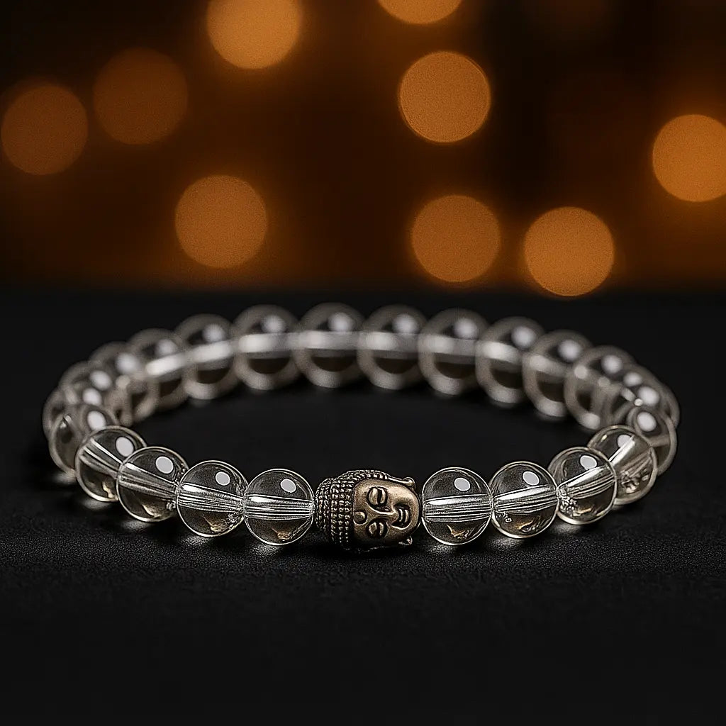 Natural Sphatik Crystal Bracelet