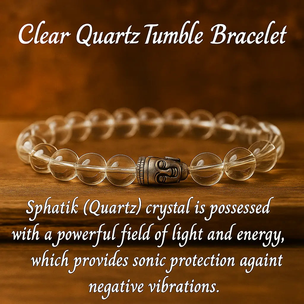Natural Sphatik Crystal Bracelet