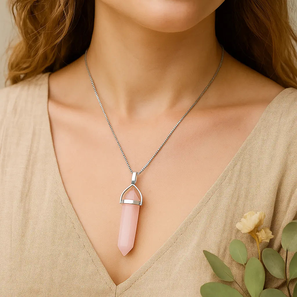 Love Attraction Pendant (Rose Quartz)