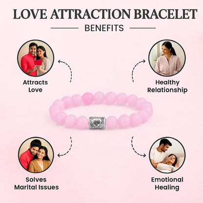 Love Attraction Bracelet (Original Rose Quartz)