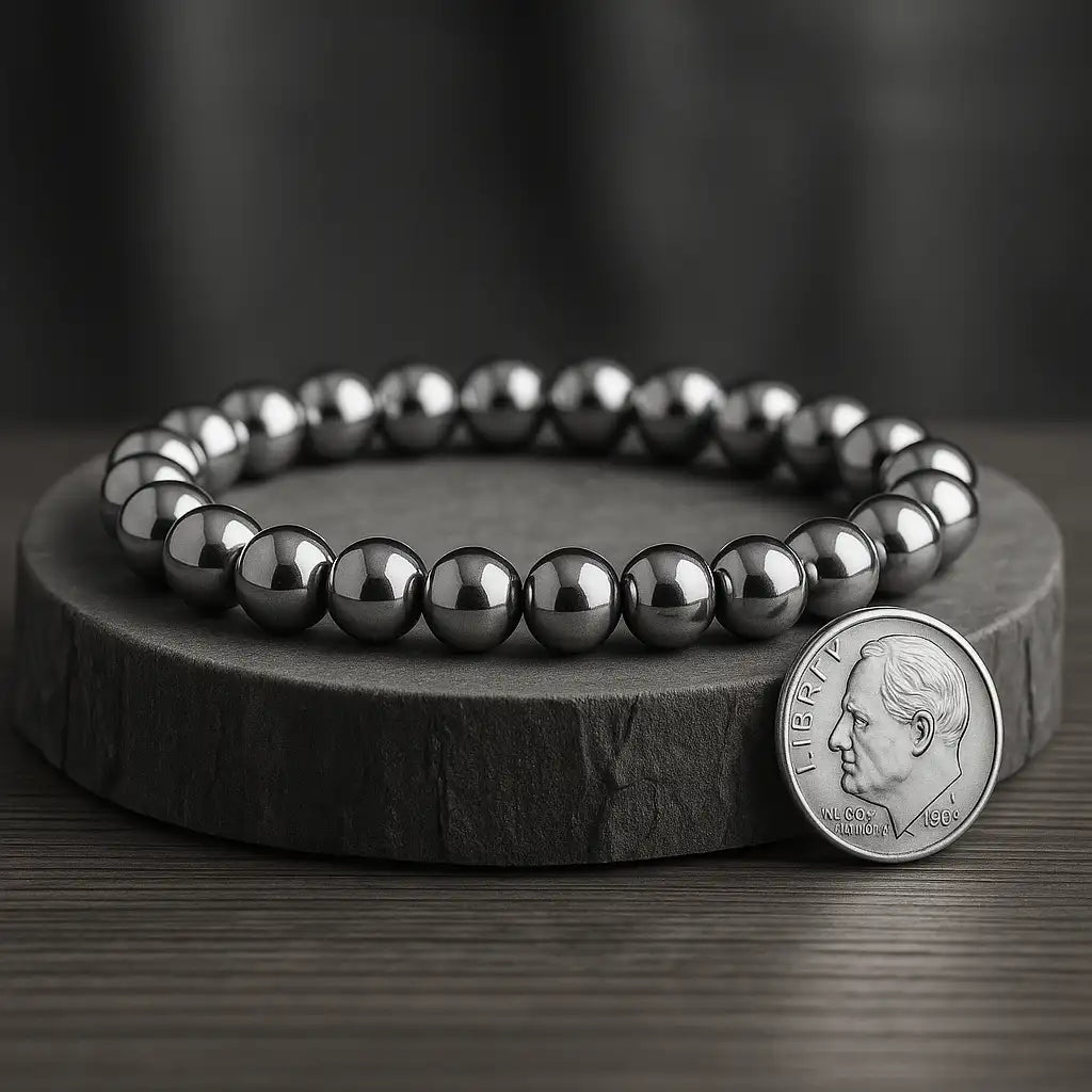 Money Maker Bracelet (Original Silver Hematite)