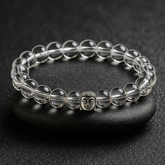 Natural Sphatik Crystal Bracelet
