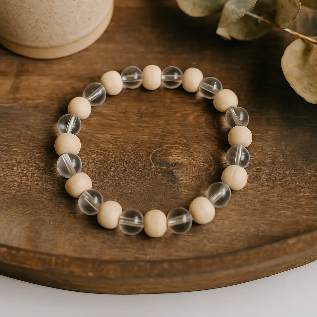 Crystal with Tulsi Bracelet