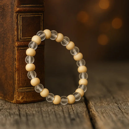 Crystal with Tulsi Bracelet