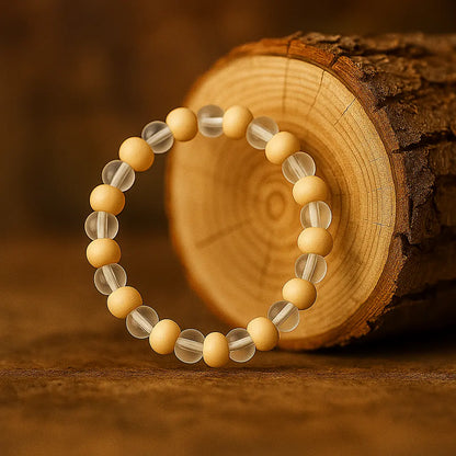 Crystal with Tulsi Bracelet