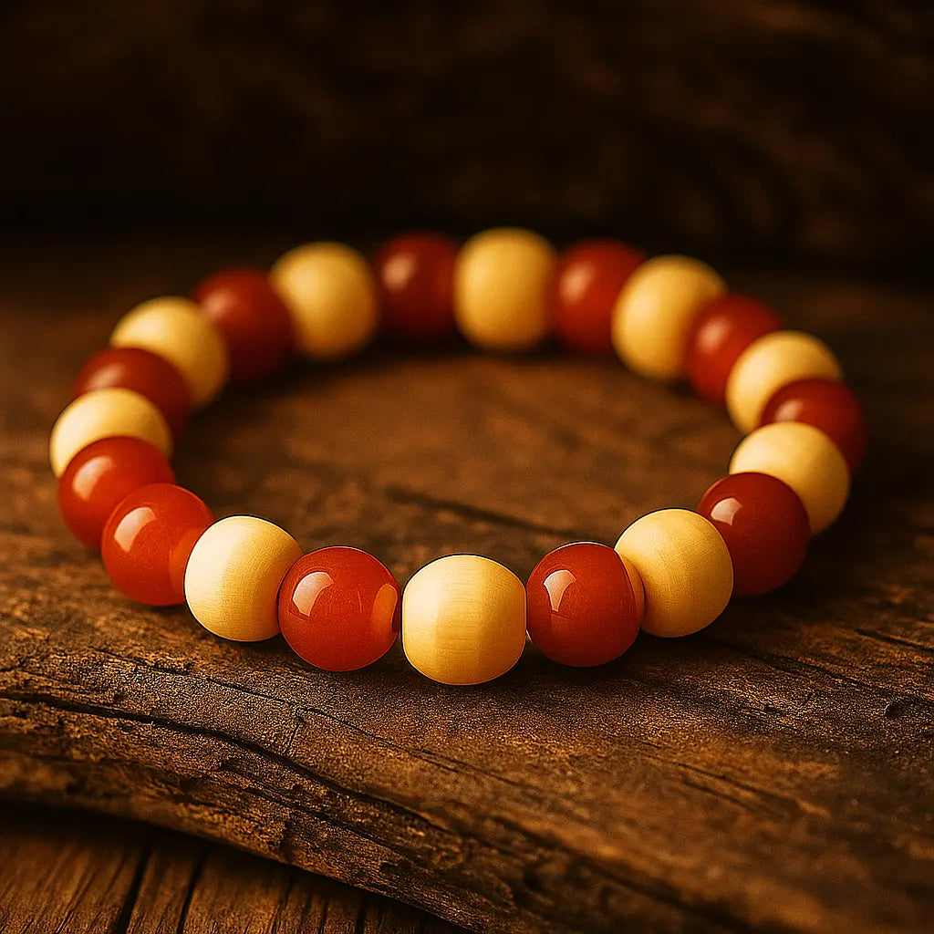 Carnelian with Tulsi Bracelet