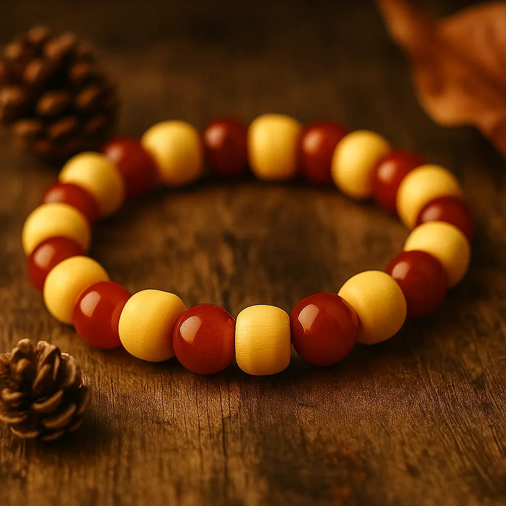 Carnelian with Tulsi Bracelet