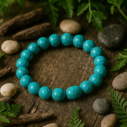 NEVINE Turquoise Firoza Crystal Bracelet