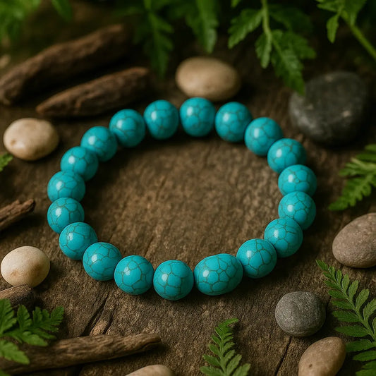 NEVINE Turquoise Firoza Crystal Bracelet