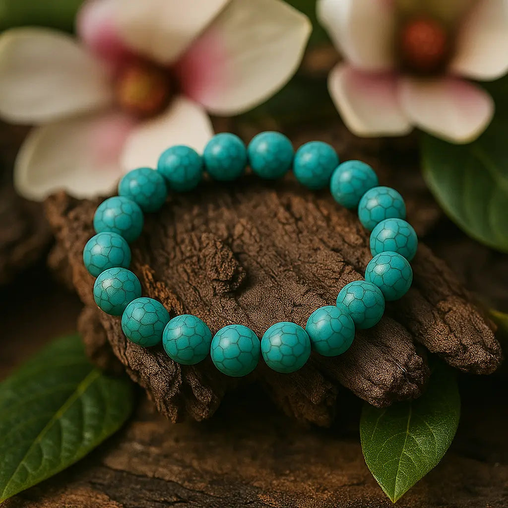 NEVINE Turquoise Firoza Crystal Bracelet