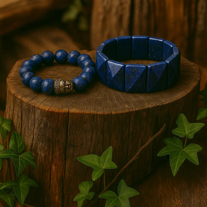 Lapis Lazuli Combo Bracelet