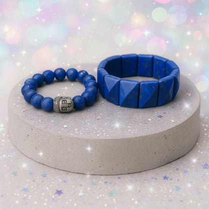 Lapis Lazuli Combo Bracelet