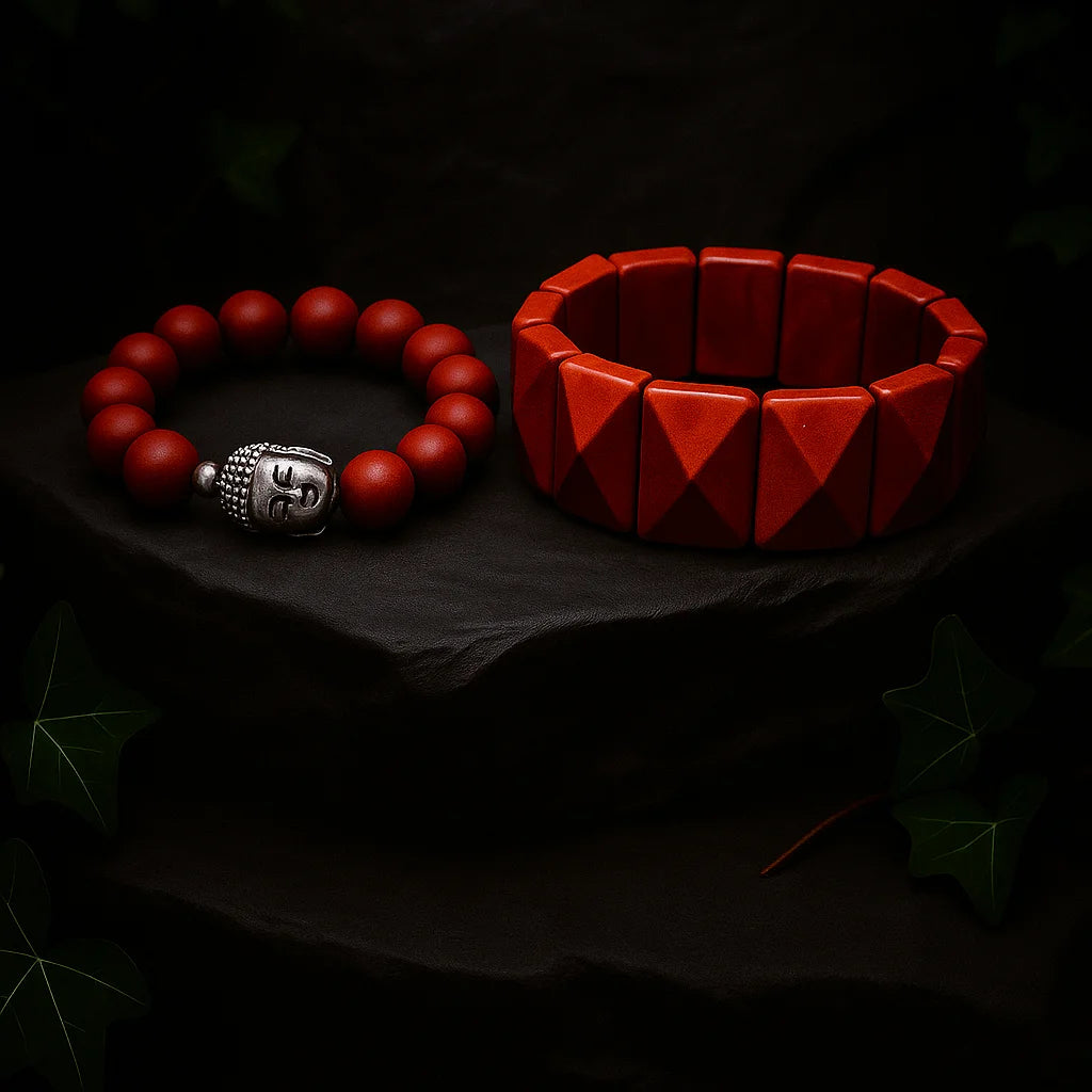 Red Jasper Combo Bracelet